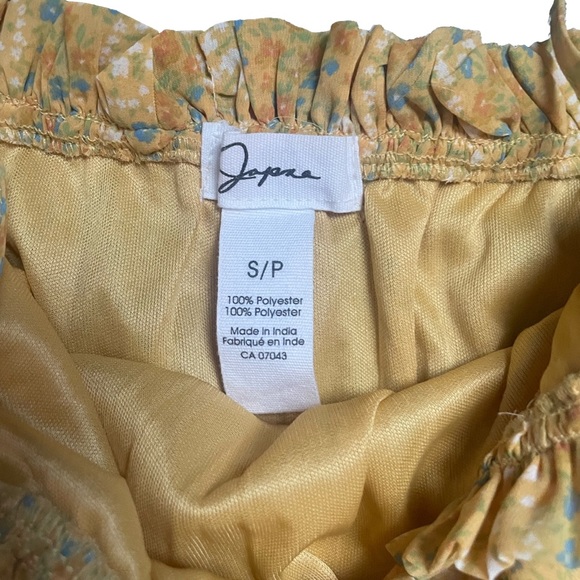 Japna yellow floral dress, size s - Picture 2 of 3